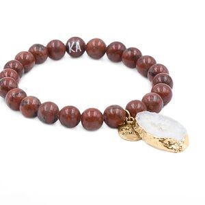 Kinsley Armelle Agate and Jasper Elegant Beaded Bracelet